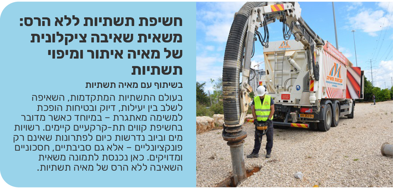 חשיפת תשתיות ללא הרס: משאית שאיבה ציקלונית של מאיה איתור ומיפוי תשתיות