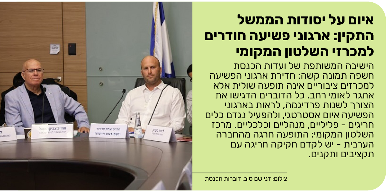 איום על יסודות הממשל התקין: ארגוני פשיעה חודרים למכרזי השלטון המקומי